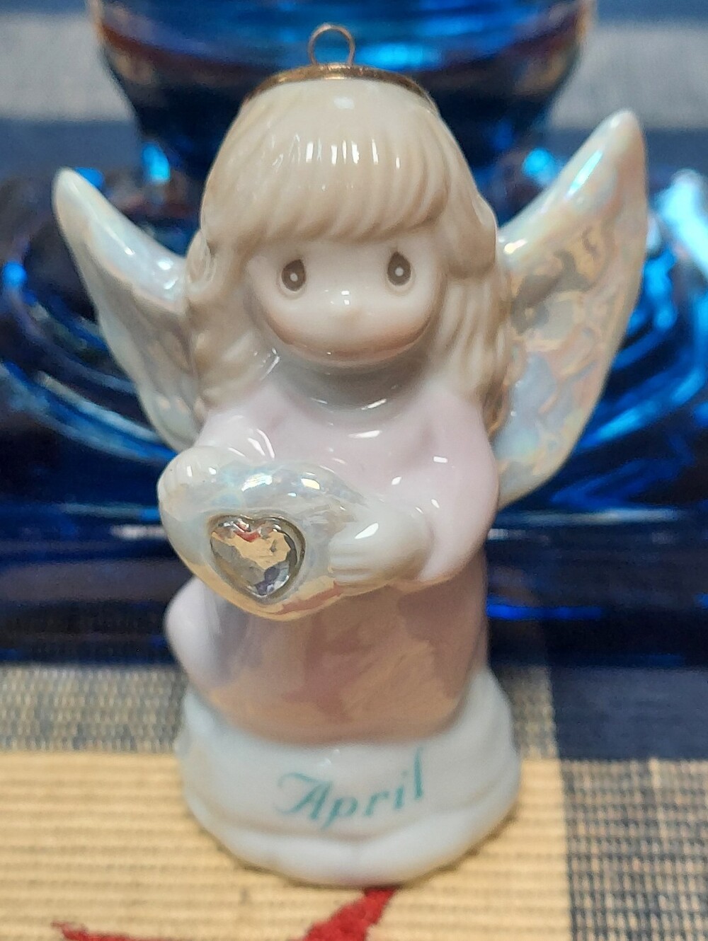 Precious Moments April Birthstone Ornament